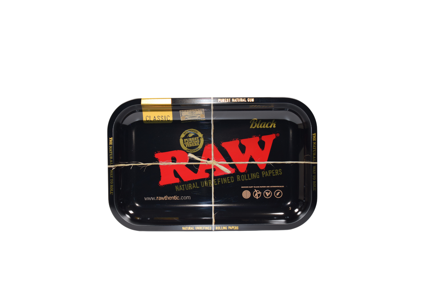 RAW black rolling tray